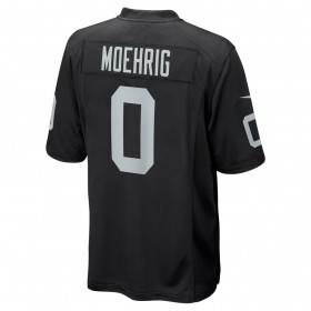 Herren Las Vegas Raiders Trikot Trevon Moehrig 0 Nike Schwarz 2021 NFL Draft